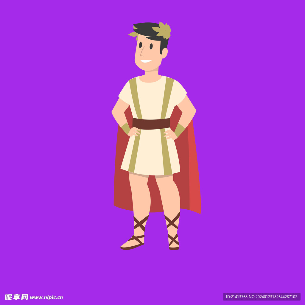 手绘男人男孩
