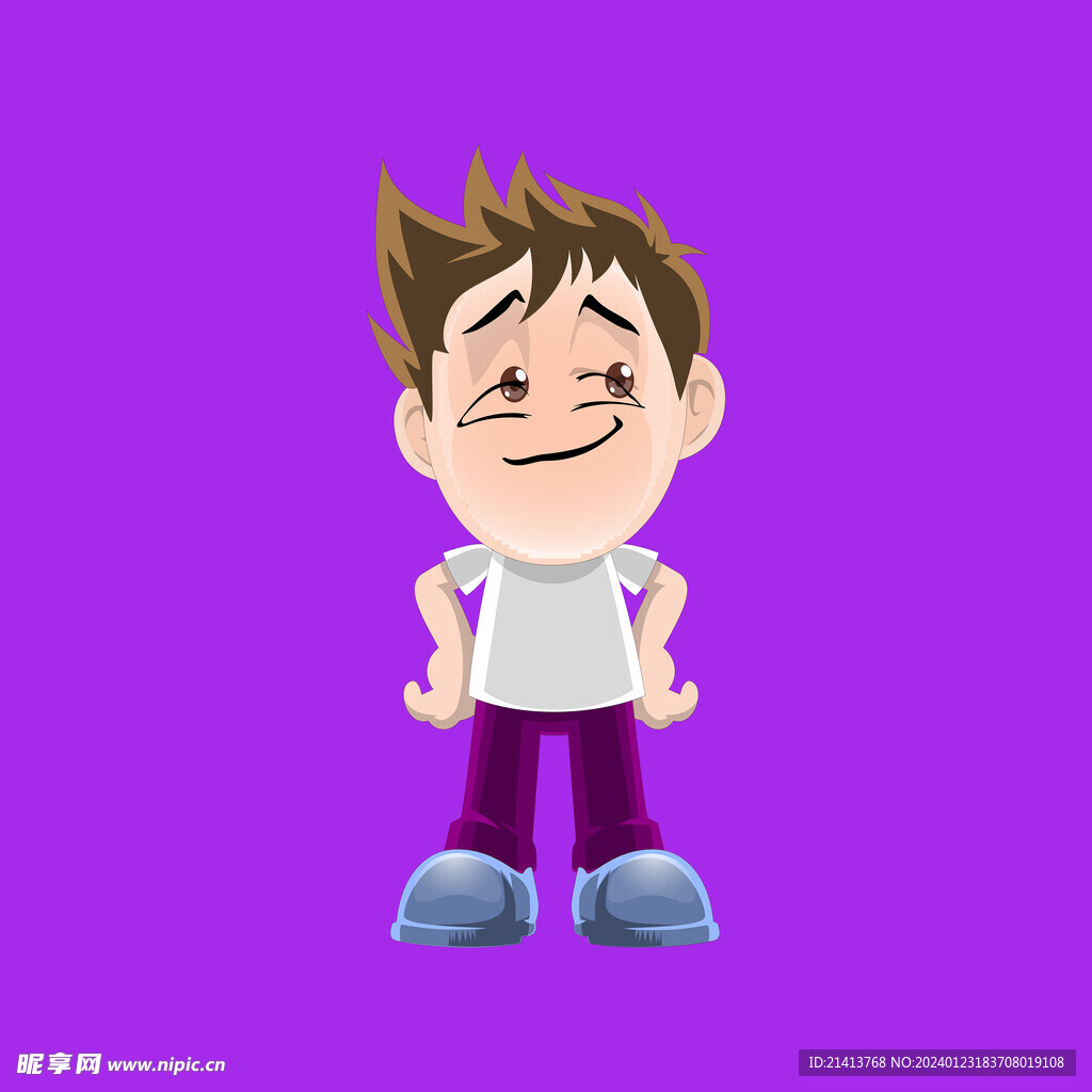 手绘男人男孩