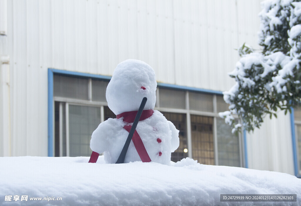 冬季雪人