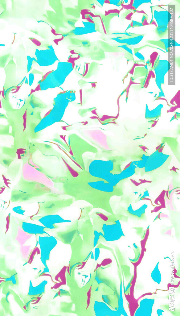 扎染色块