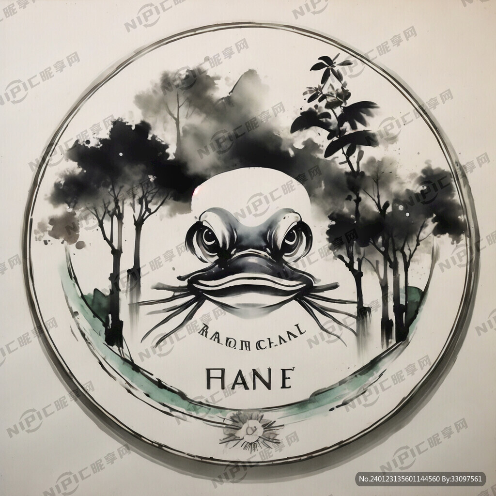 给我搞个重庆美蛙鱼头标志