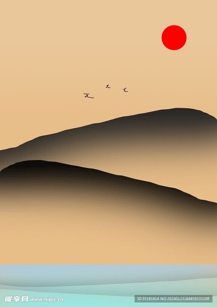 山水画