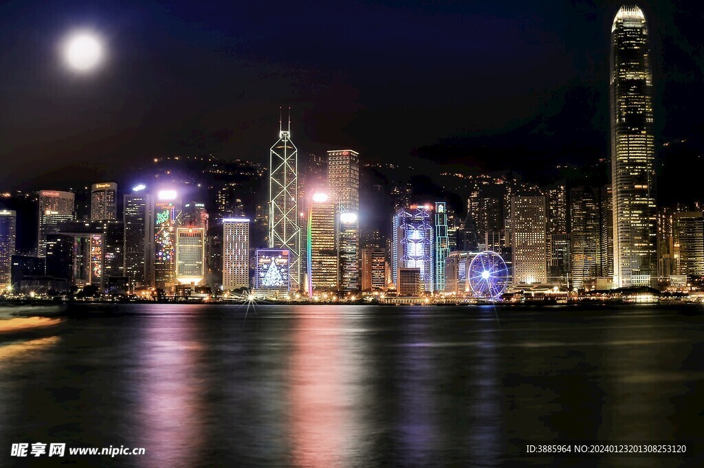 城市夜景图片