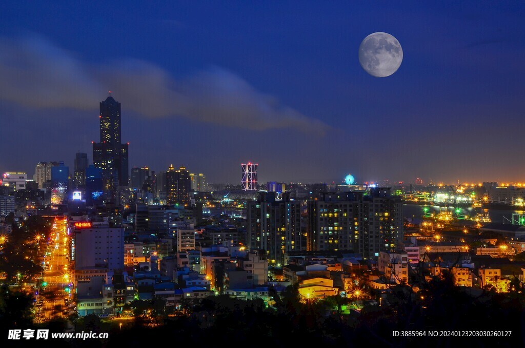  城市夜景图片