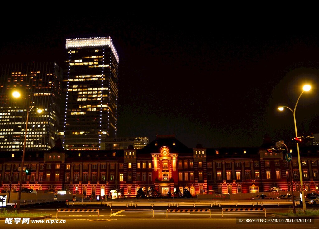 城市夜景图片