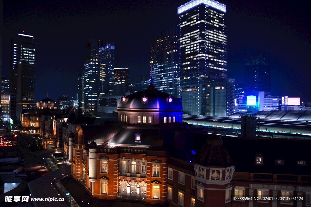 城市夜景图片