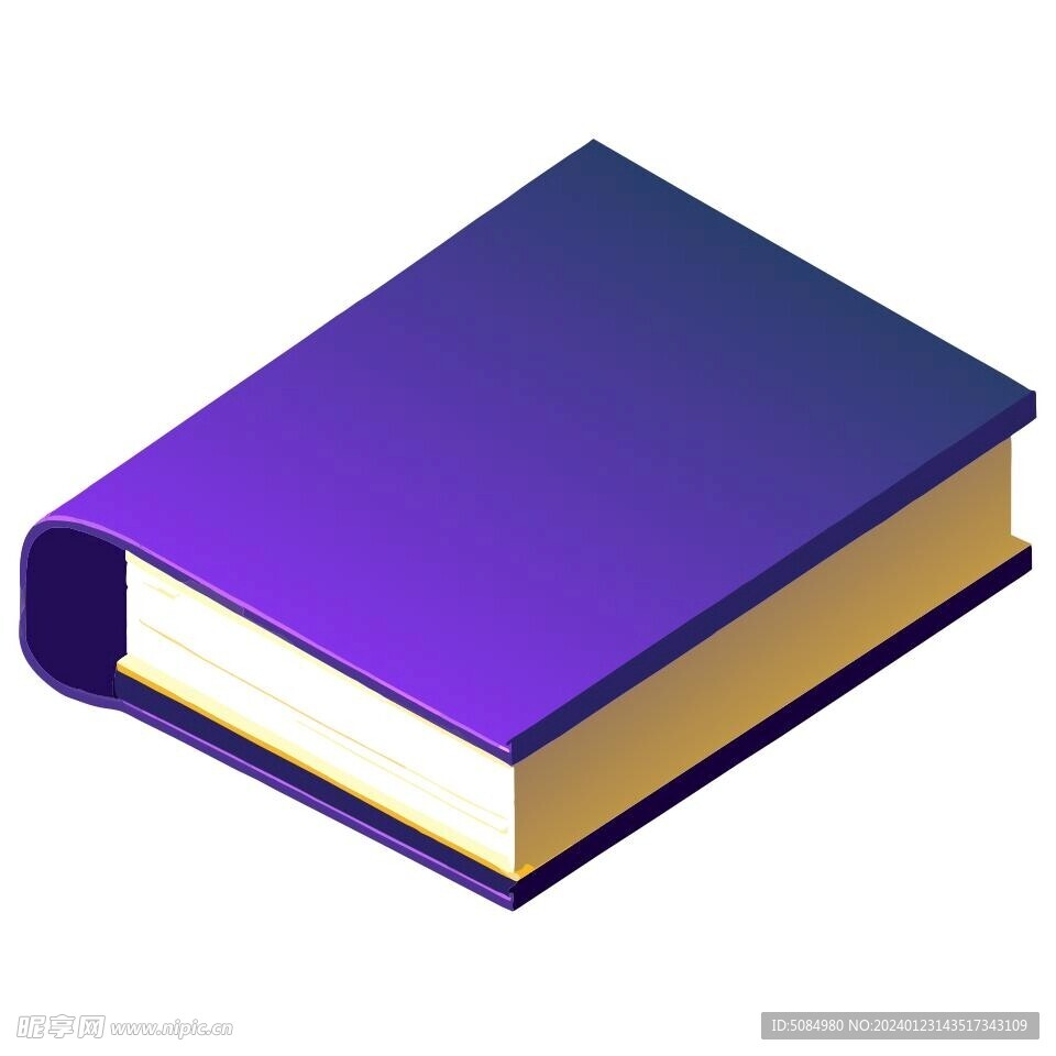 3D视图风格书籍字典