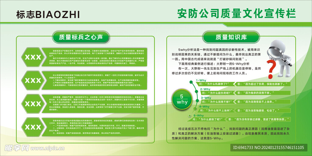 质量宣传栏