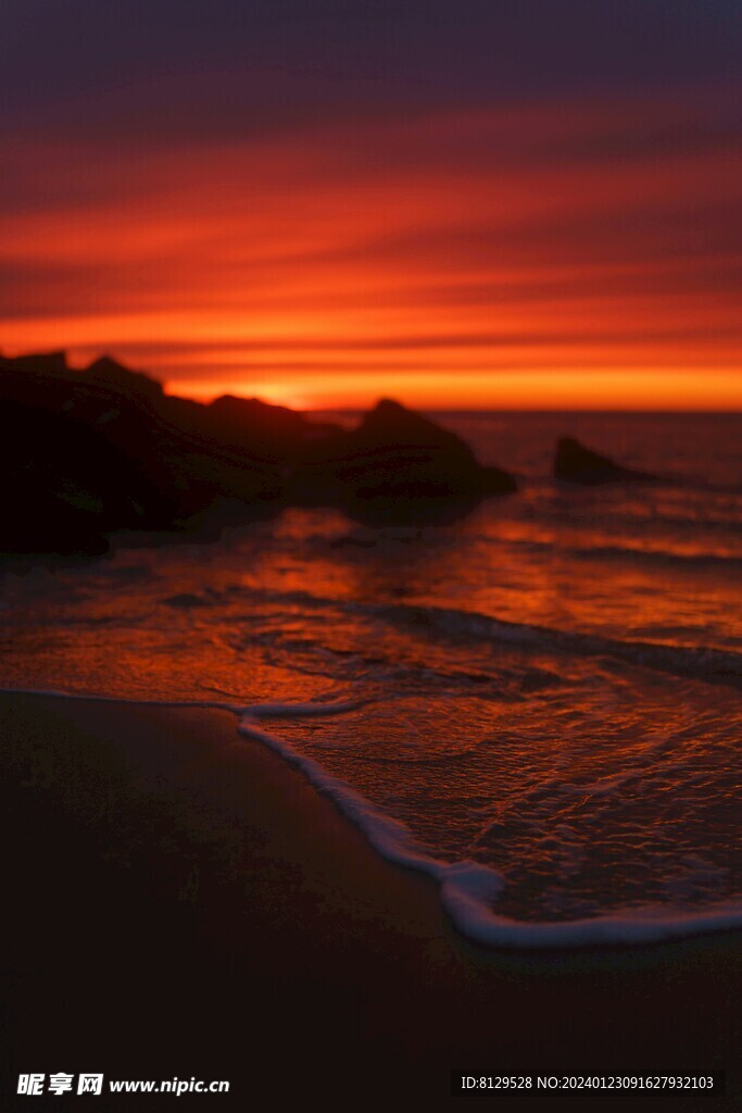 海边夜景