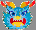 手绘龙头