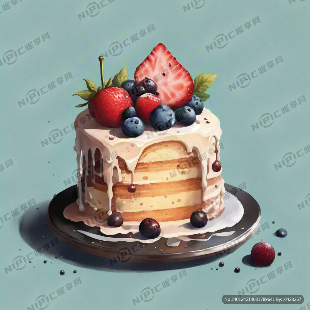 一分钟学会做蛋糕的海报 梦幻