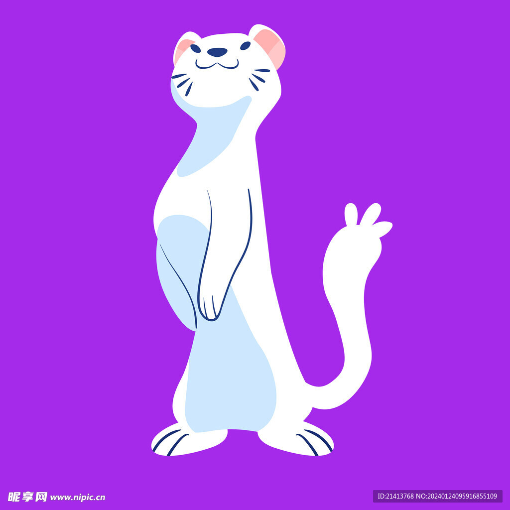 手绘卡通小猫