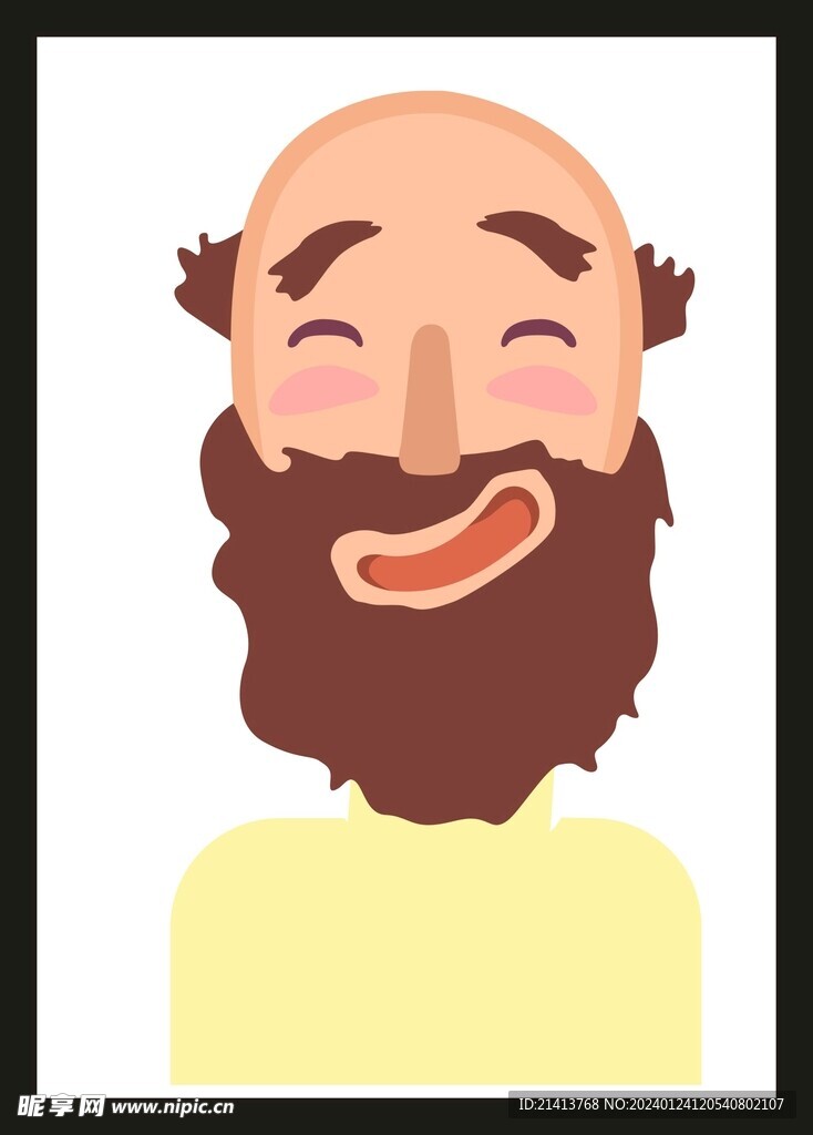 手绘男人男孩