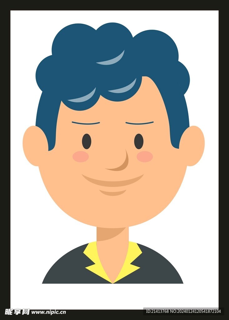手绘男人男孩