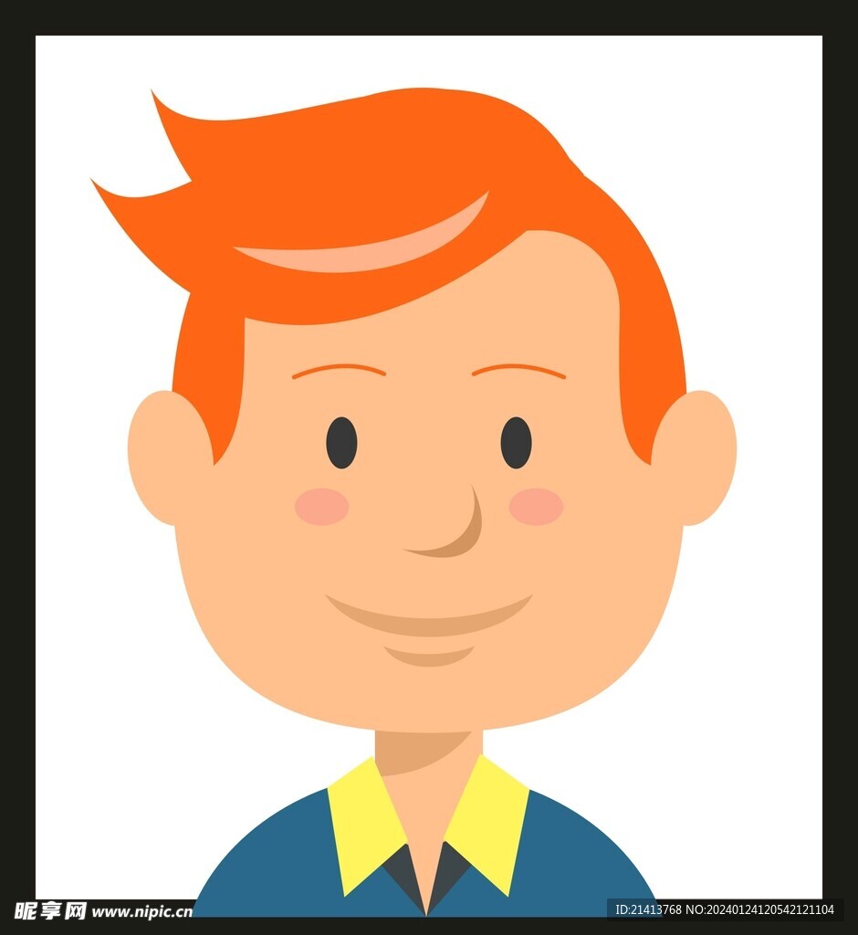 手绘男人男孩