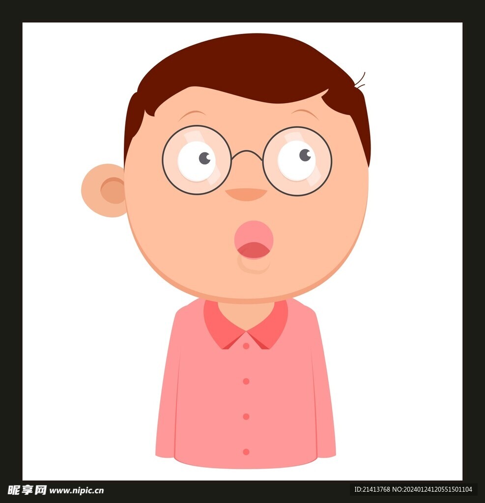 手绘男人男孩