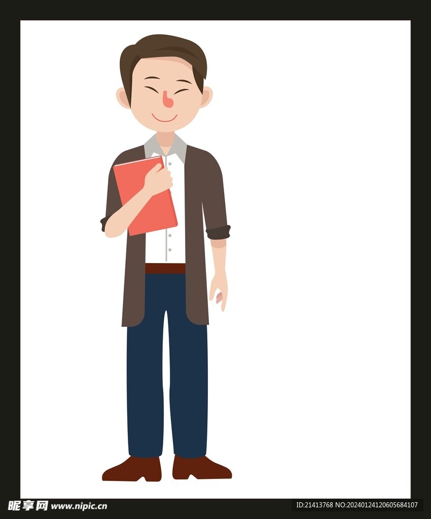 手绘男人男孩