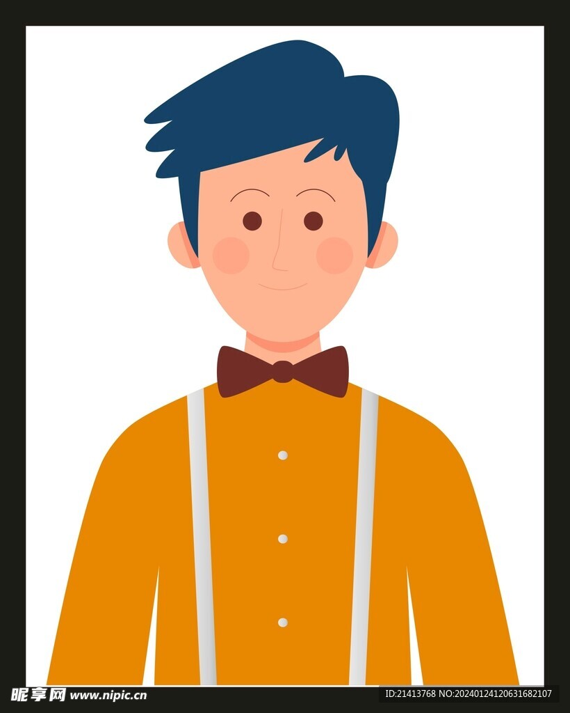 手绘男人男孩