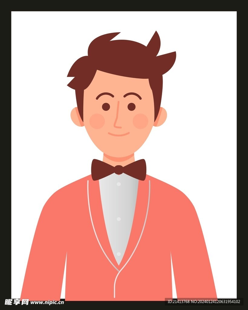 手绘男人男孩