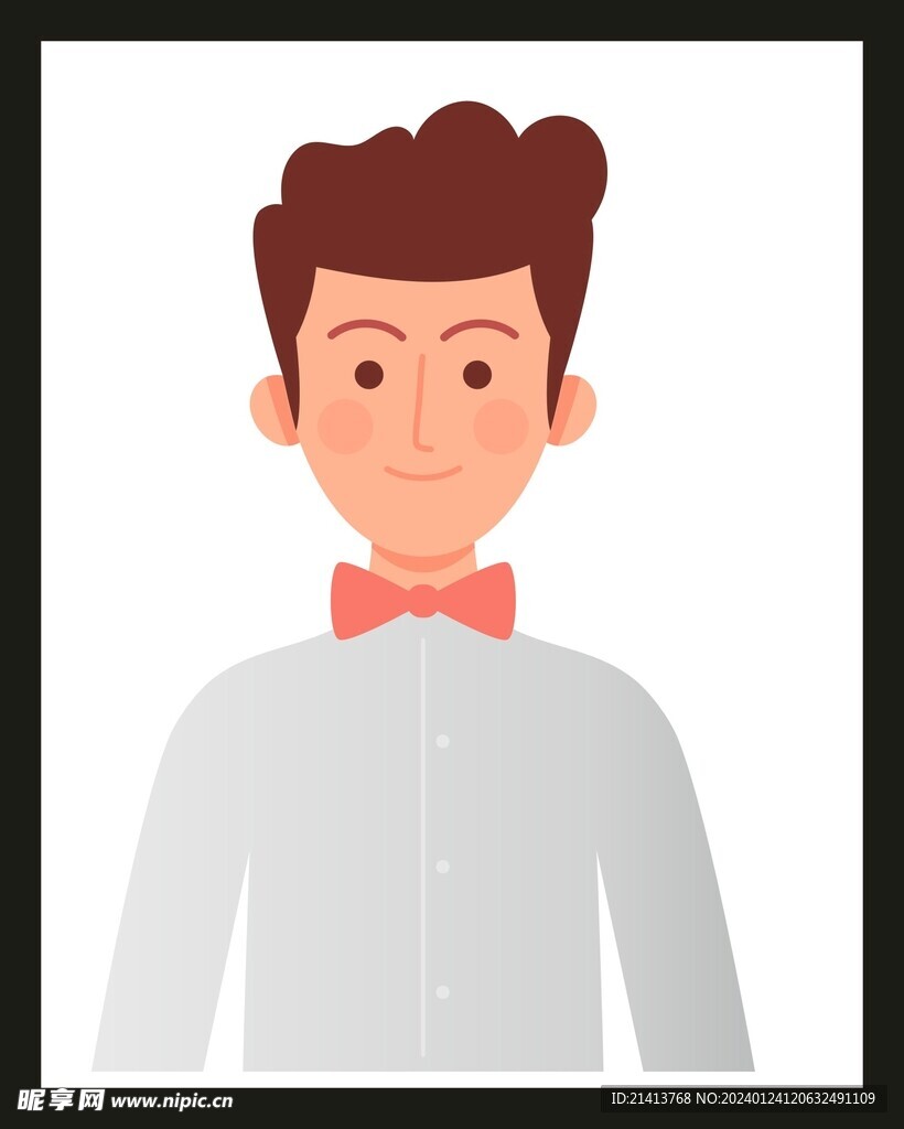 手绘男人男孩