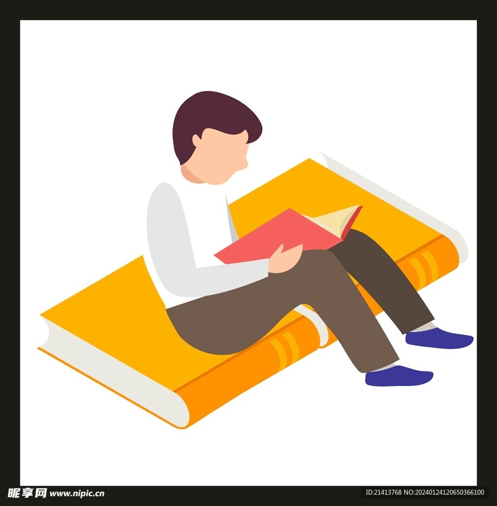 手绘男人男孩