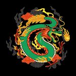 国潮龙插画