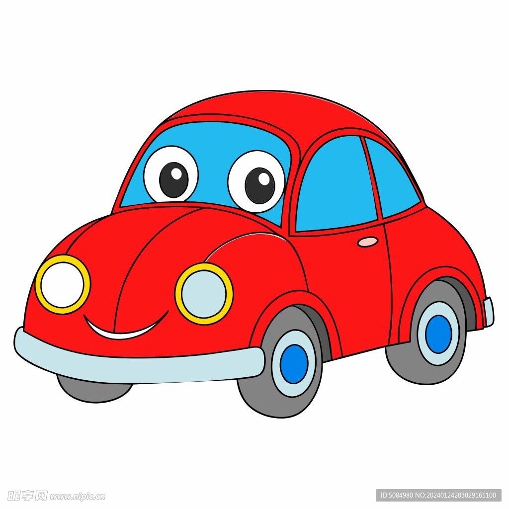 红色汽车