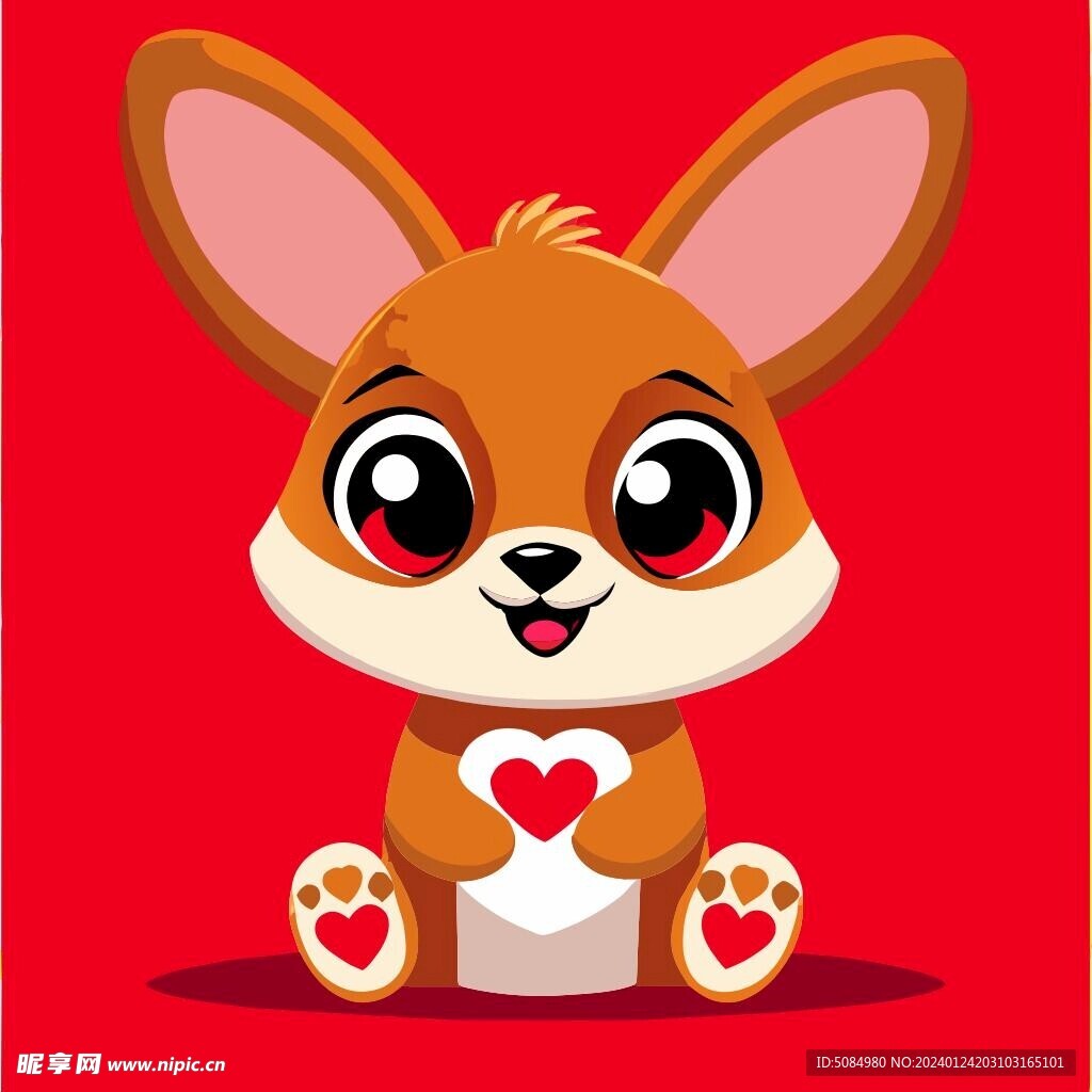 可爱的小兔子