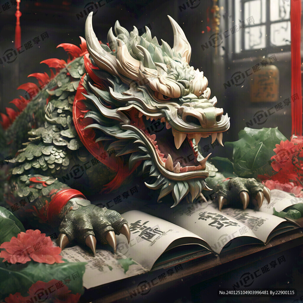 龙头  趴下的 过年