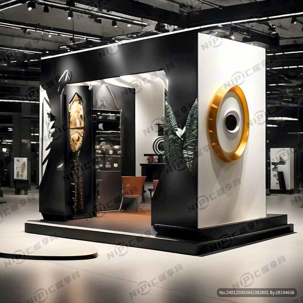 展会展台造型 安防展造型