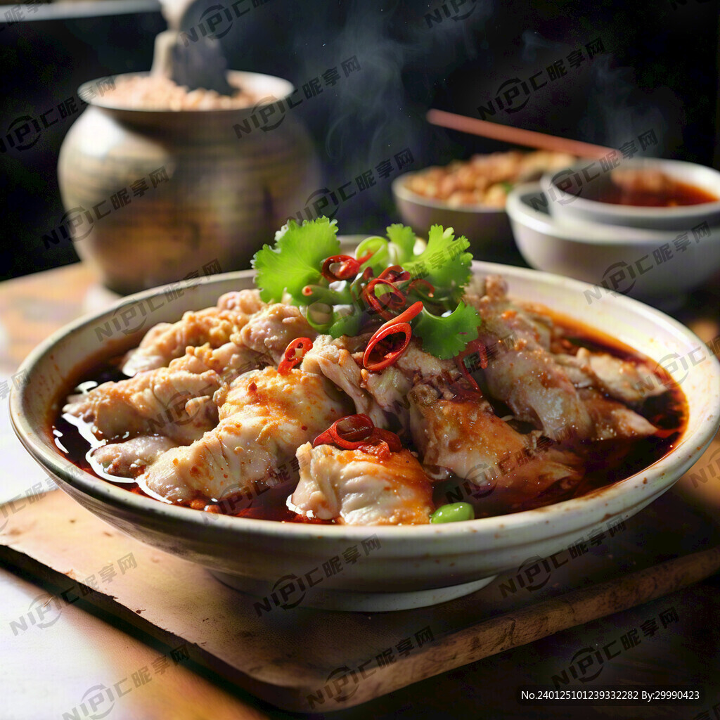 很有食欲感吱吱冒油的水煮鱼片