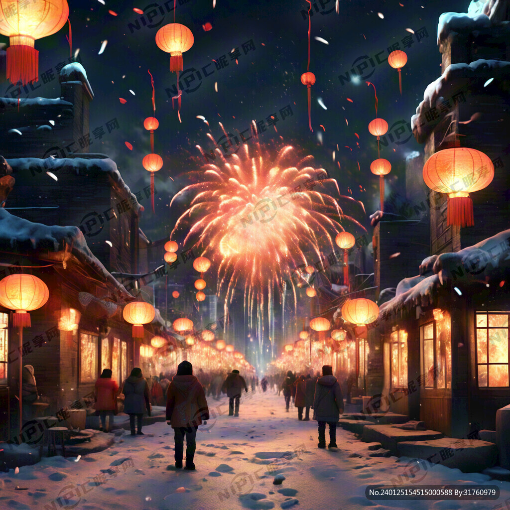 AI创作图东北过年氛围nipic.com-昵图网