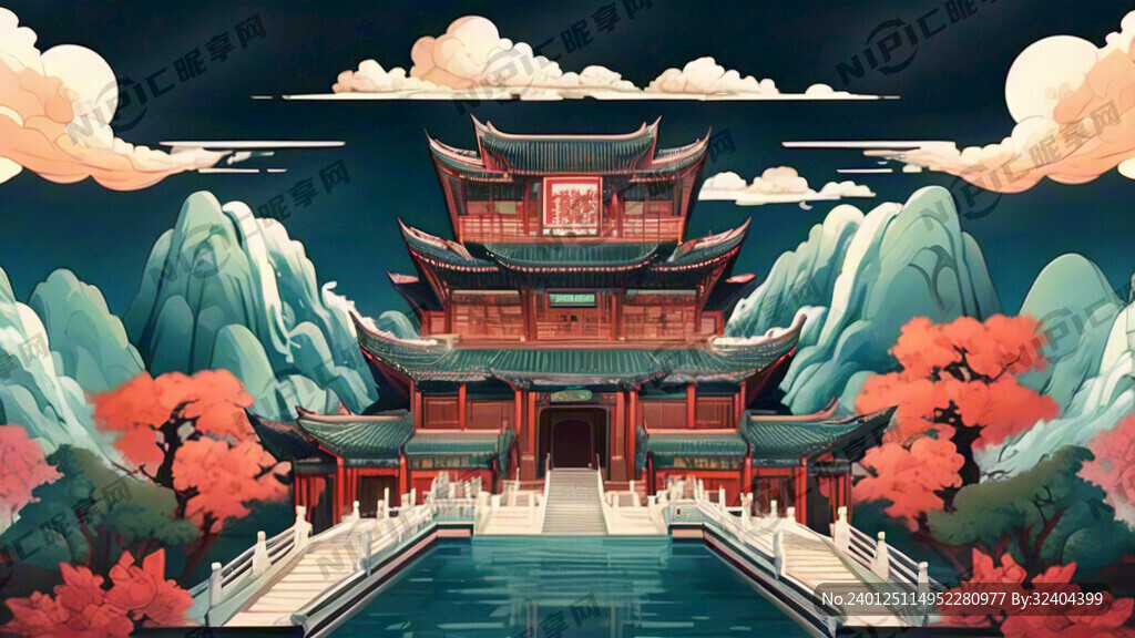 滕王阁 秋水共长天一色。