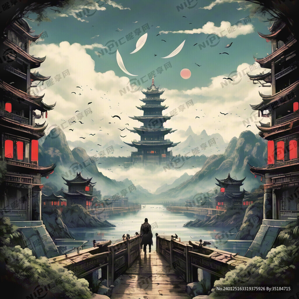 武侠风格海报