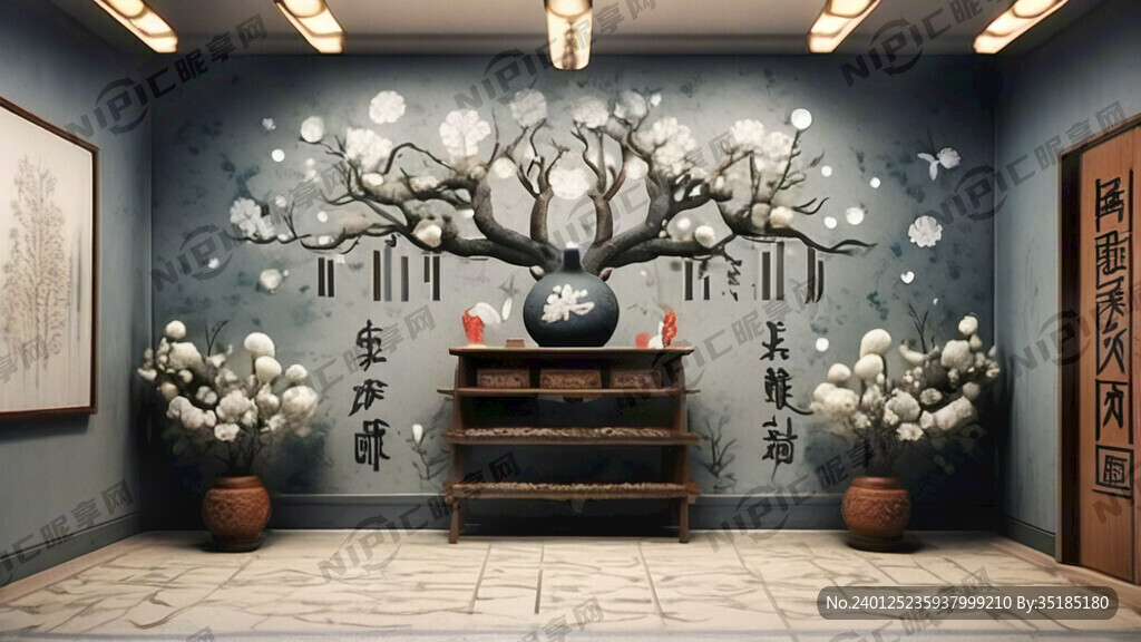 画一幅内含敬学广惠成语为主题的