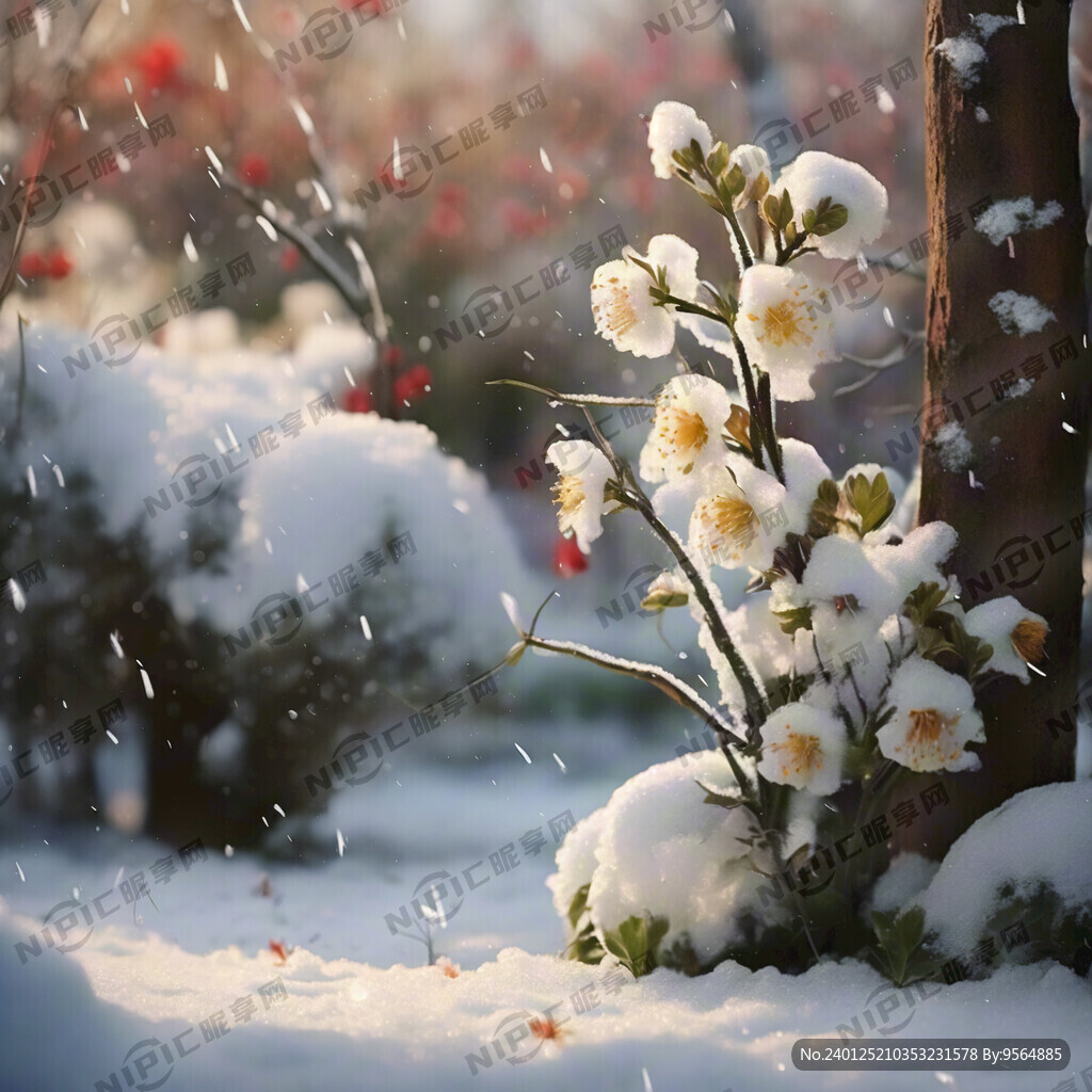 立春 有花有雪