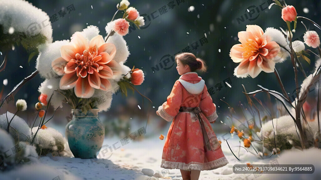 传统立春 花少雪多