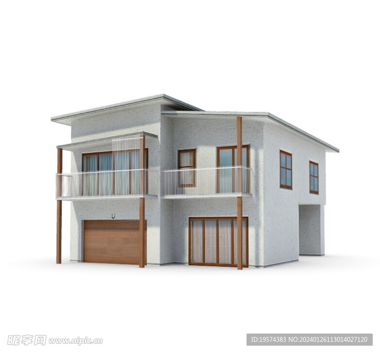 C4D模型 房子 