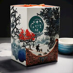 包装礼盒设计以国中陶瓷泥火淬炼为主题