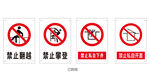 禁止标识牌