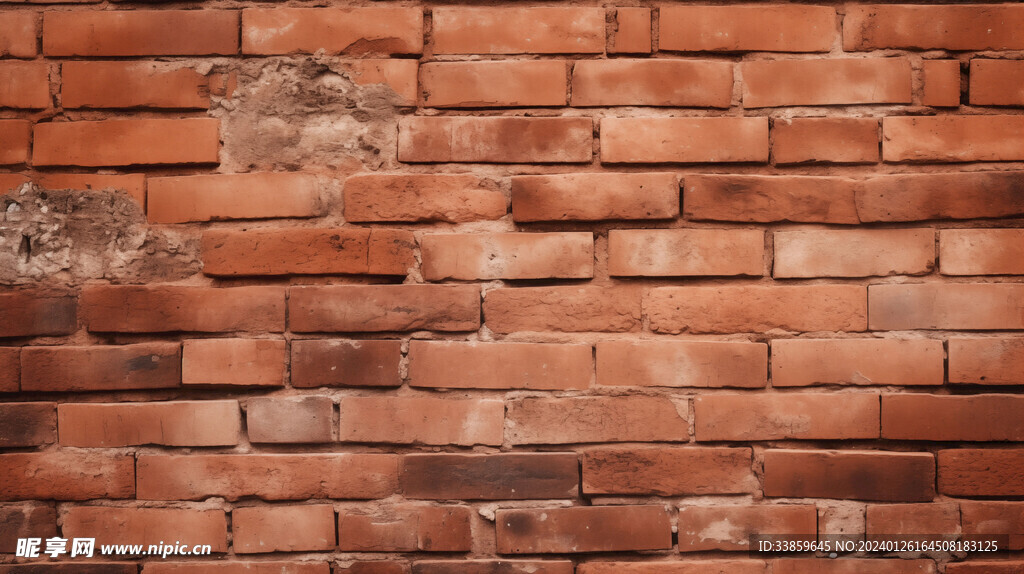 石砖红砖砖墙背景素材