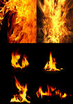 火焰燃烧图片素材大火红色