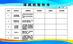 球阀检验标准