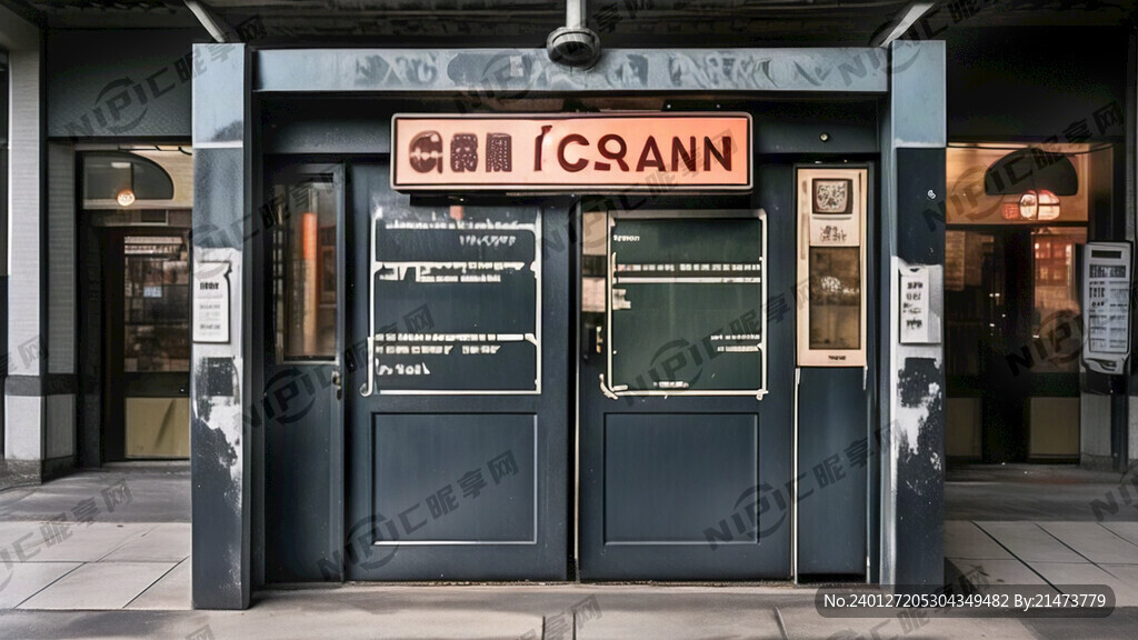 门卫保安告示牌