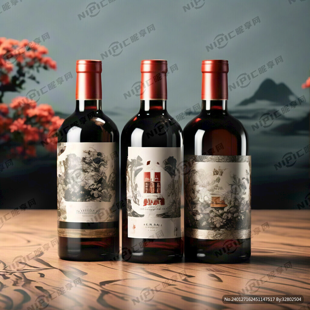 酒类包装 国潮风格 简洁大方