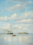 海景油画风景
