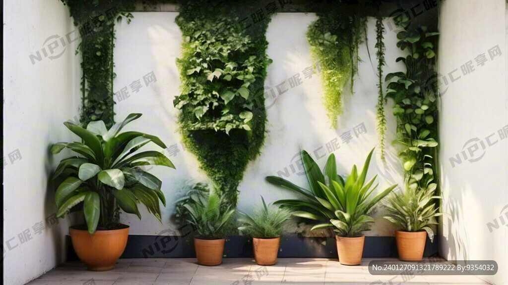 绿色植物墙