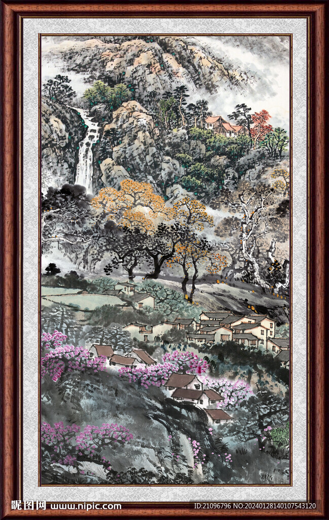 风景山水画 