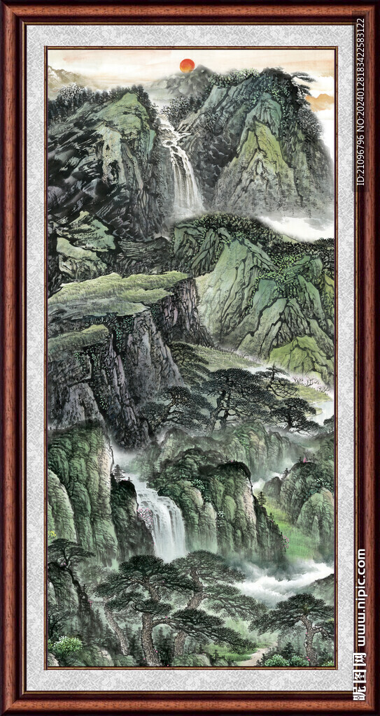山水聚宝盆 
