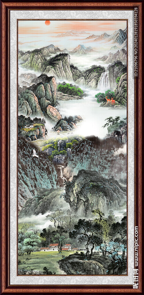 风景山水画
